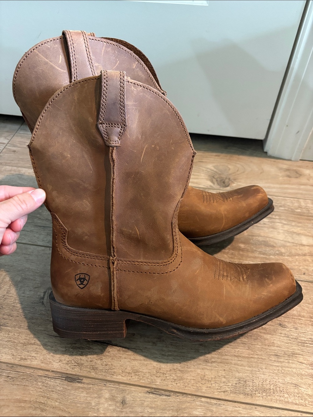 ARIAT Rambler Western Leather Boot Mens Brown 10017326 Cowboy Size 7B - Picture 5 of 8